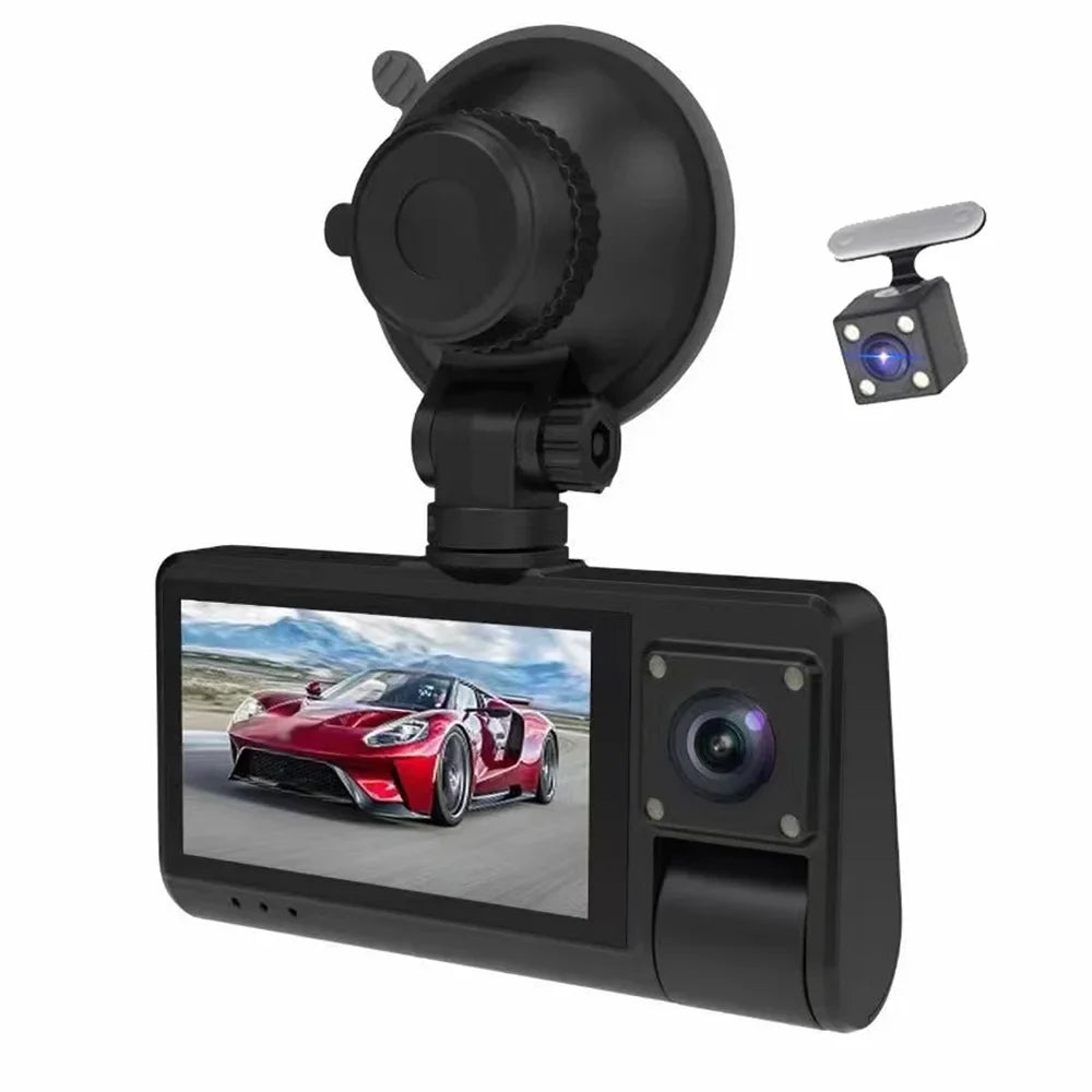 Dcenta Dash Cam, Car Video Recording Camcorder with Touched Screen Mirror, WIFI Interconnection for Enhanced Auto Safety