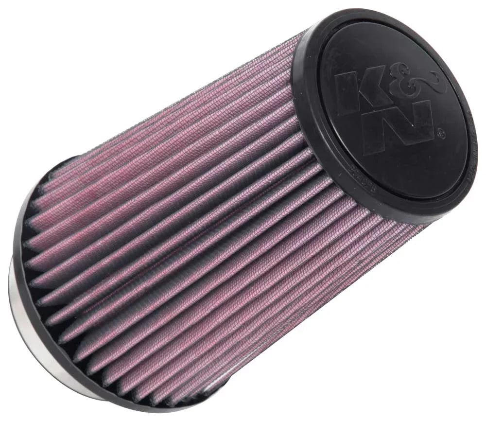 K&N Universal Clamp-On Air Filter: High Performance, Premium, Washable, Replacement Filter: Flange Diameter: 3.5 In, Filter Height: 8 In, Flange Length: 1.25 In, Shape: Round Tapered, RU-1045