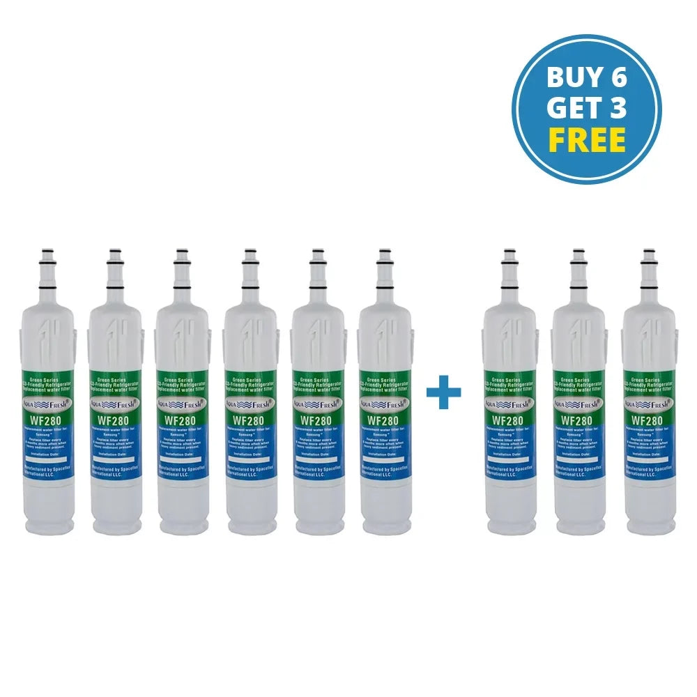 Aqua Fresh Replacement Water Filter for DA29-00012A, DA97 03175A, HAFCN, HAF-CN, HAFCN/XAA -(Buy 6 Get 3 Free)
