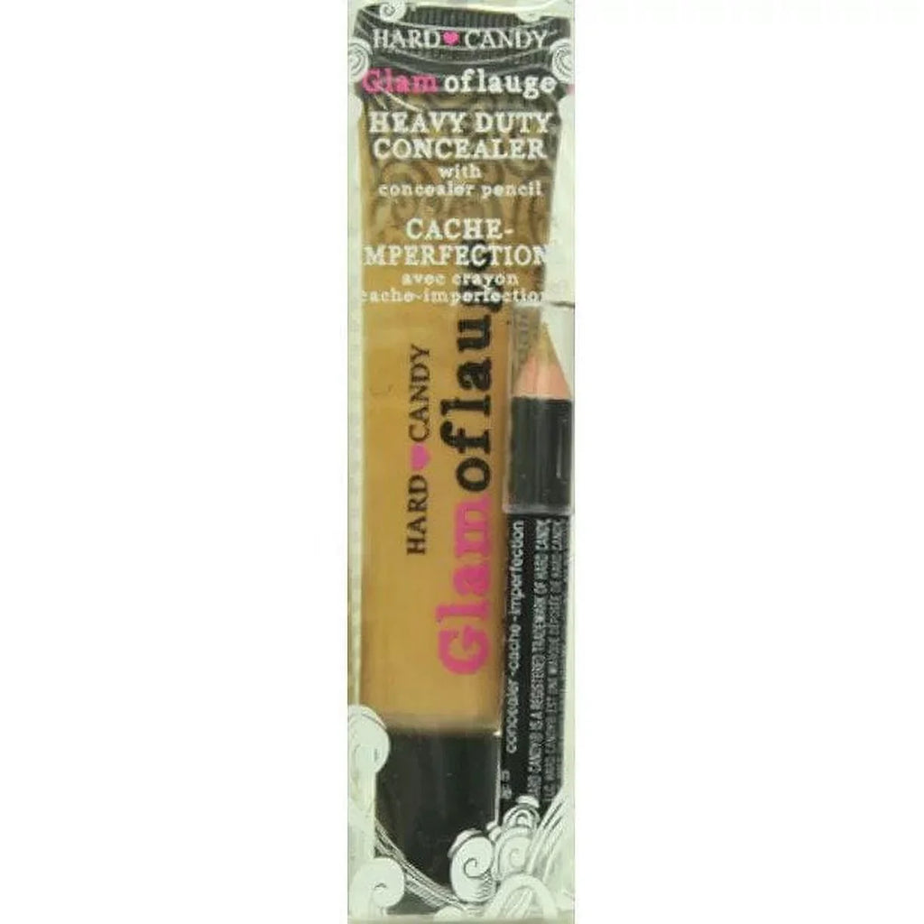 2 PACK HARD CANDY HEVY DUTTY CONCEALER WITH CONCALER PENCIL TAN 0314