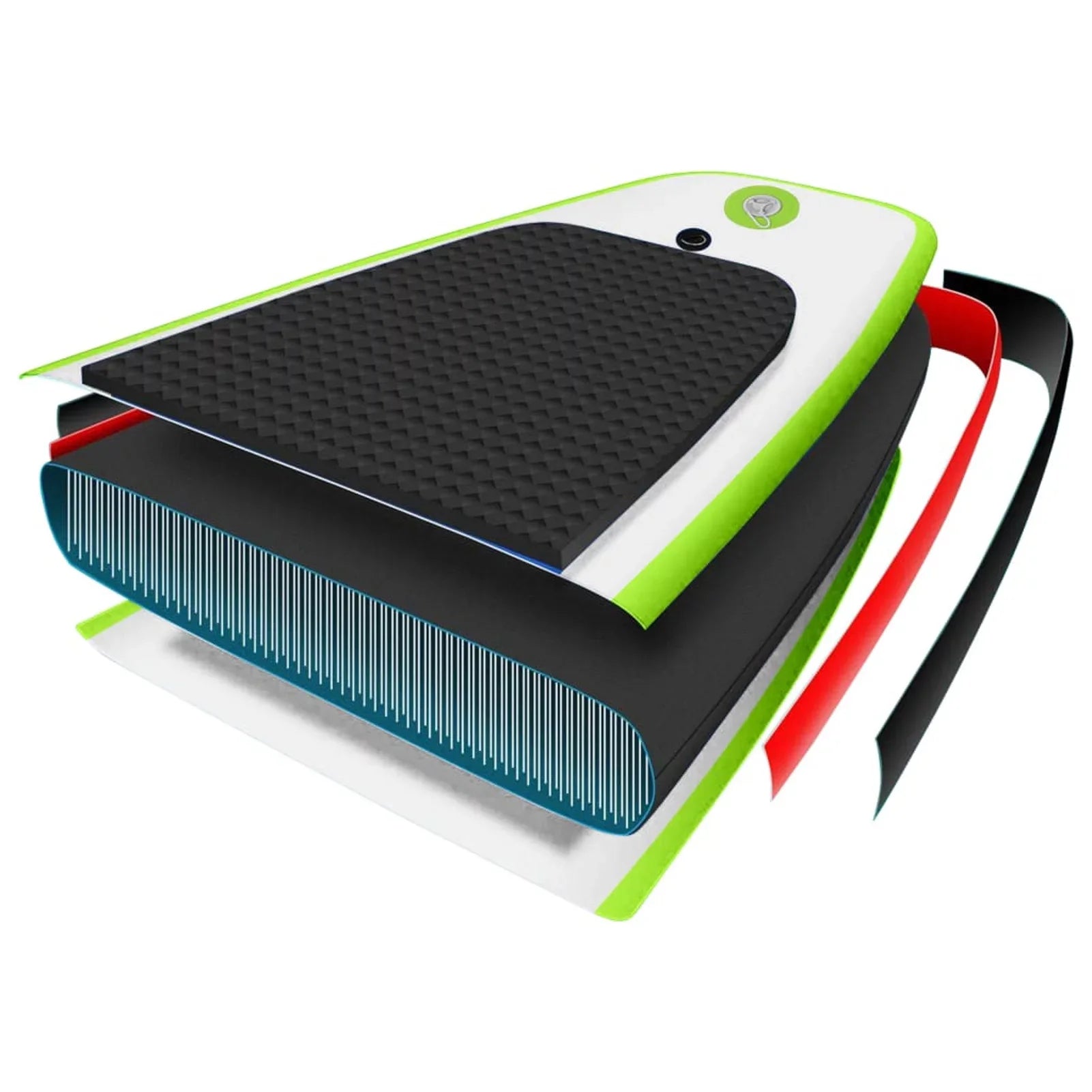 Walmeck InfLatitudeable Paddleboard Set Green and White