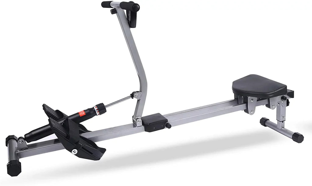 YSSOA Fitness Rowing Machine Rower Ergometer, Digital Monitor and 260 lbs of Maximum Load, Black