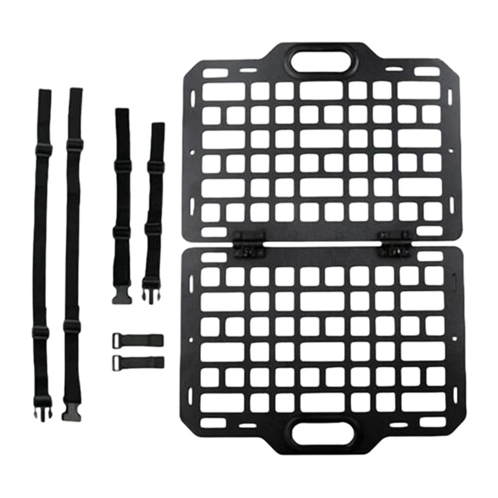 BAOSITY Auto Seat Back Organizer Modular Storage Molle Panel Car Seatback Hanging PLatitudee Auto Seat Panel for Automotive Truck Parts