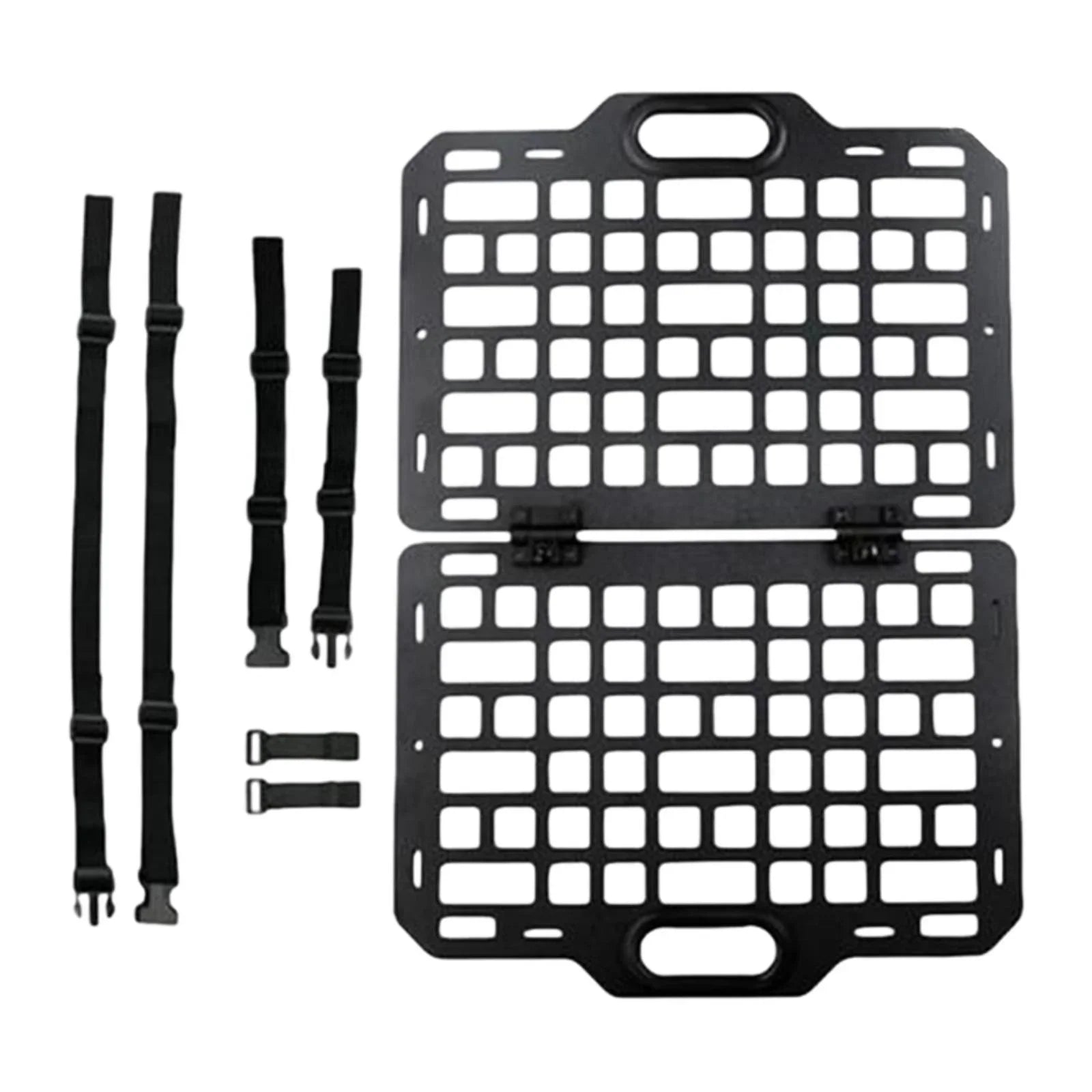 BAOSITY Auto Seat Back Organizer Modular Storage Molle Panel Car Seatback Hanging PLatitudee Auto Seat Panel for Automotive Truck Parts