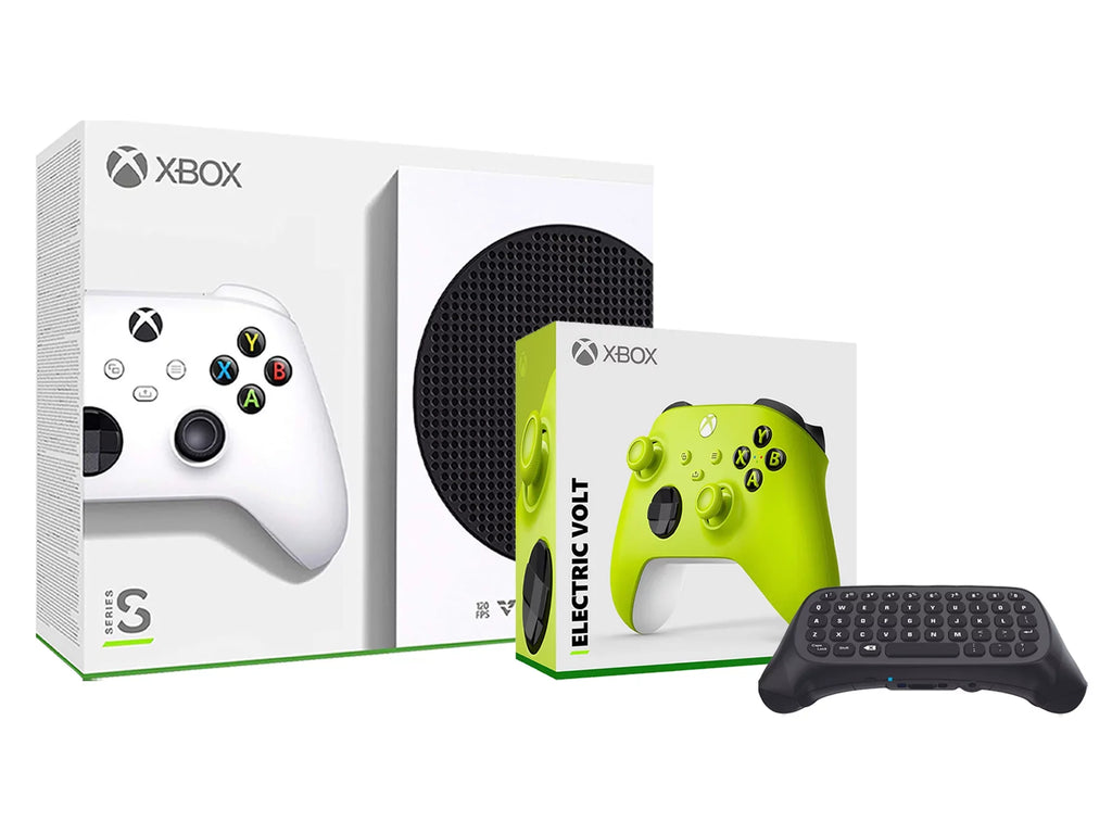 Xbox Series S 512GB All-Digital Console with Extra Electric Volt Controller and Wireless Controller Keypad