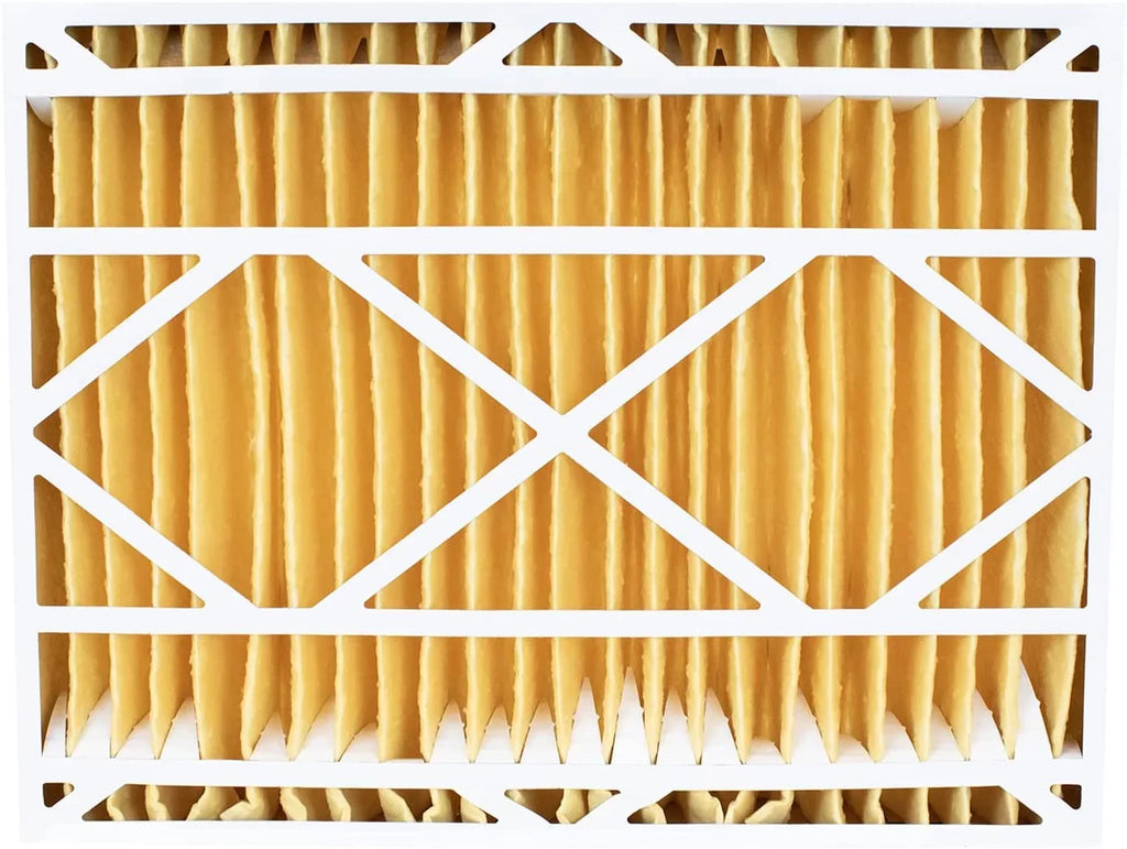 Filterbuy 20x25.25x3.5 MERV 11 Pleated HVAC AC Furnace Air Filters for Aprilaire Space-Gard 102/2120 (4-Pack)