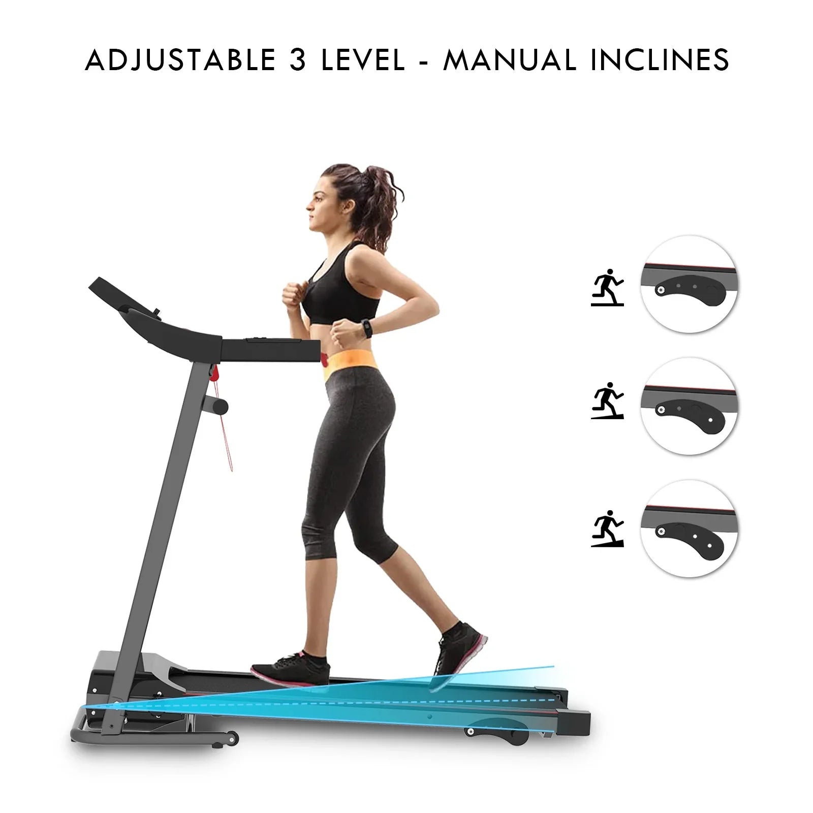 FLIMDER Walking Pad, Sturdy & Durable Under Desk Treadmill, Folding Treadmill with 300LBS Capacity, Beautifully Designed InstalLatitudeion-Free Treadmills for Home Bluetooth Speaker
