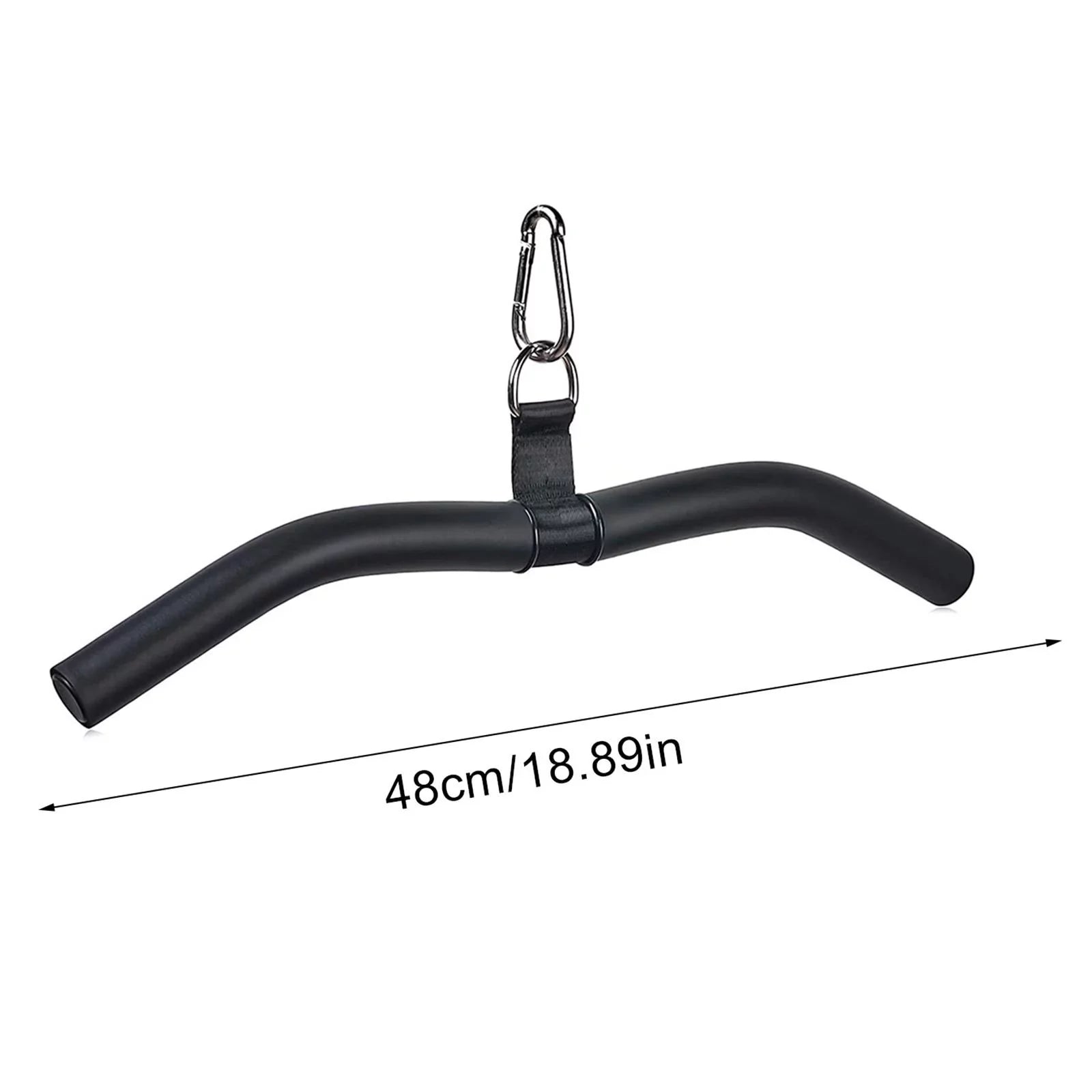 LAT Bar Cable Machine Attachment for Gym, Tricep Press Down LAT Pulldown Accessories, Weight Machine Accessories, Pulldown Cable Attachment Equipment