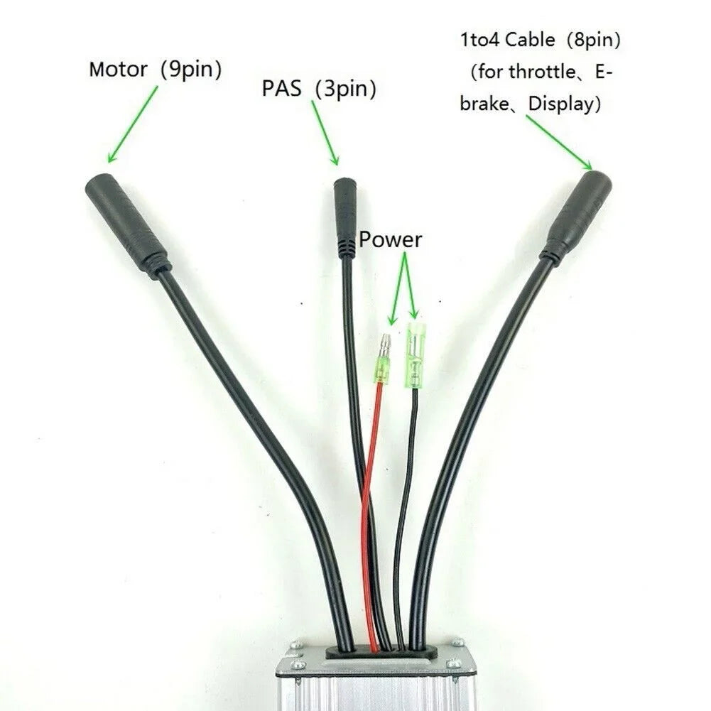 36V 48V KT-25A E-bike Sine Wave Waterproof Controller For 750W Brushless Motor