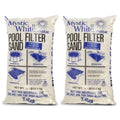 U.S. Silica 50lbs Mystic White II Swimming Pool Filter Sand, White (2 Pack)