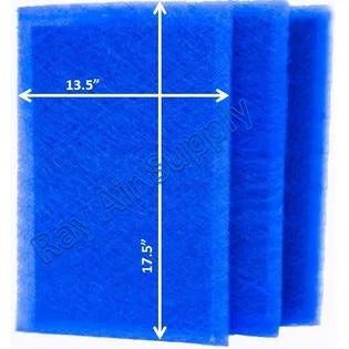 RayAir Supply 15x20 EarthPure Air Cleaner Replacement Filter Pads 15x20 Refills (3 Pack)