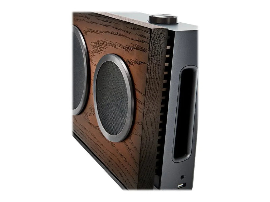 House of Marley, One Foundation Premium Home Audio Hi-Fi System, 3.5 High-Output Woofers, 2 x 1 High-Definition Tweeters, 220 Watt Stereo Power, FSC Certified Solid Oak Baffle, EM-DA002-RG Regal
