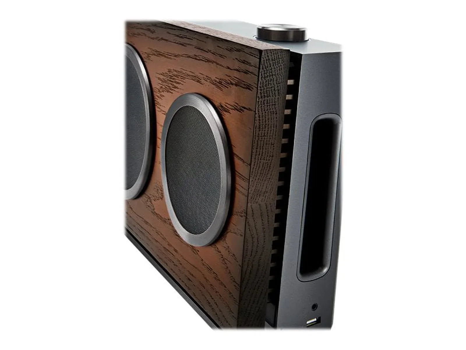 House of Marley, One Foundation Premium Home Audio Hi-Fi System, 3.5 High-Output Woofers, 2 x 1 High-Definition Tweeters, 220 Watt Stereo Power, FSC Certified Solid Oak Baffle, EM-DA002-RG Regal