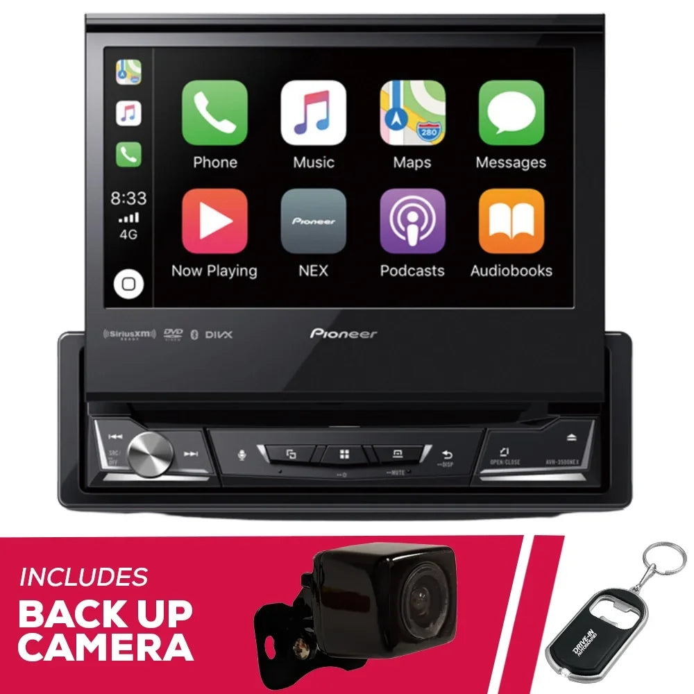 New Pioneer AVH-3500NEX 6.8" Multimedia DVD Receiver w/ Bluetooth & Backup Camera