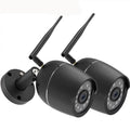 Security Cameras, 2 Pack 1080P WiFi Full Metal Case Cameras for Home Security Outdoor Waterproof Bullet Camera Two-Way Audio, Motion Detection Alert