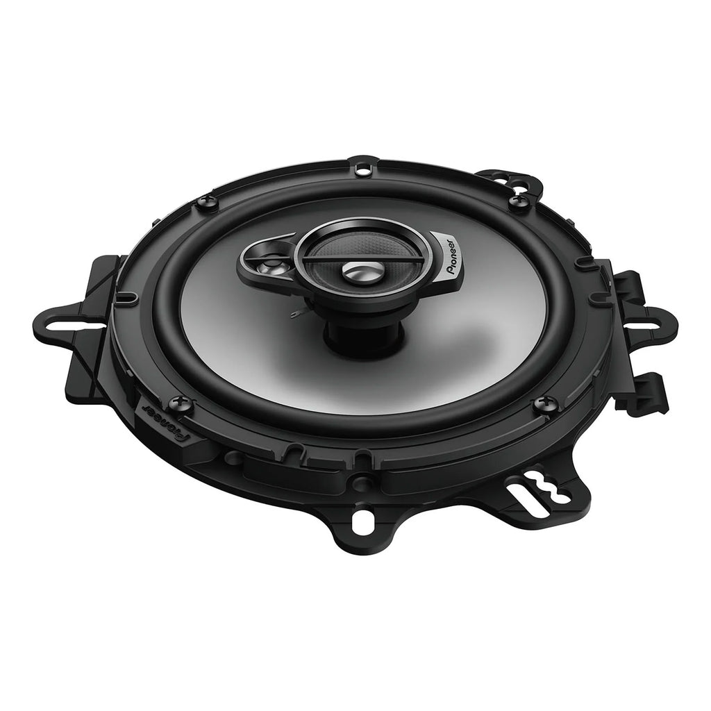 Pioneer DEH-S6220BS Single DIN with Amazon Alexa, Bluetooth, including Android/iPhone Controls and 2 Pairs of Pioneer TS-A652F - 6-1/2" - 3-way Coaxial Speakers