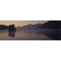 Silhouette of a tree in a lake  Loch Tay  Tayside region  Scotland Poster Print by  - 36 x 12