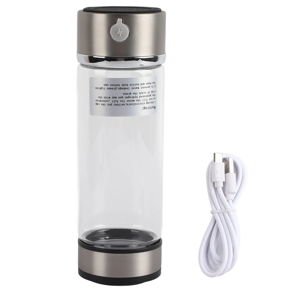 VIFERR Hydrogen Water Bottle USB Charging Rich Hydrogen Water Purifier Filter Glass Bottle Portable Lonizer Cup
