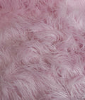 Faux Fake CURLY Yak FUR 3.5" LONG Pile Japanese Fire Retardant Yarn 2.3oz Per Yard / Craft, Sewing Cosplay 58" Wide Sold by Continuous Yard (Pink)