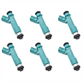 Set Of 6pcs Set Fuel Injectors 12 Holes Nozzles FJ787 23209-39075 23250-31060 Replacement for Tacoma Tundra 4.0L 2005 4Runner 4.0L 2003-2009 FJ Cruiser 4.0L 2007-2009