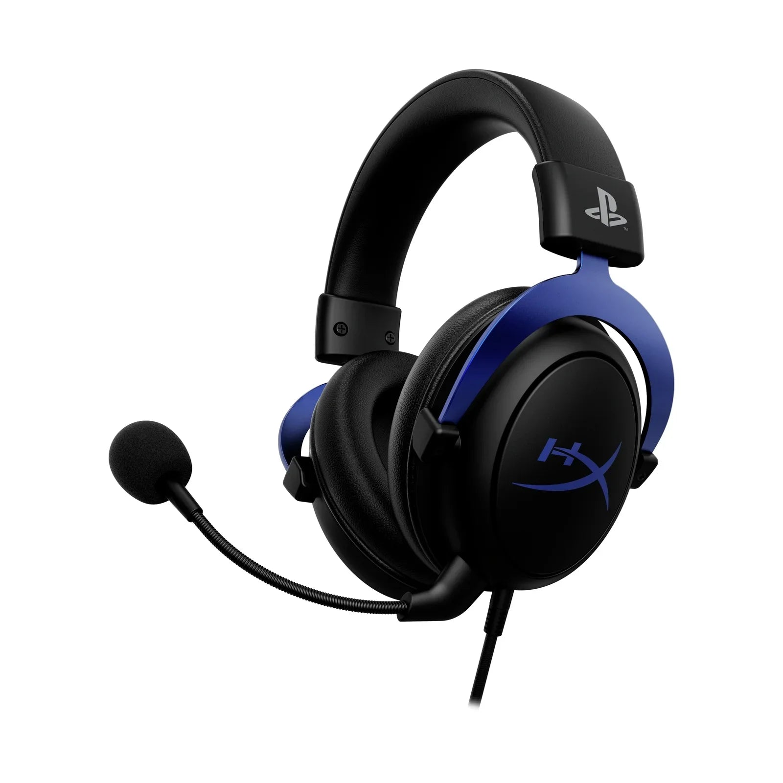 HyperX Cloud - Gaming Headset (Black-Blue) - PS5-PS4