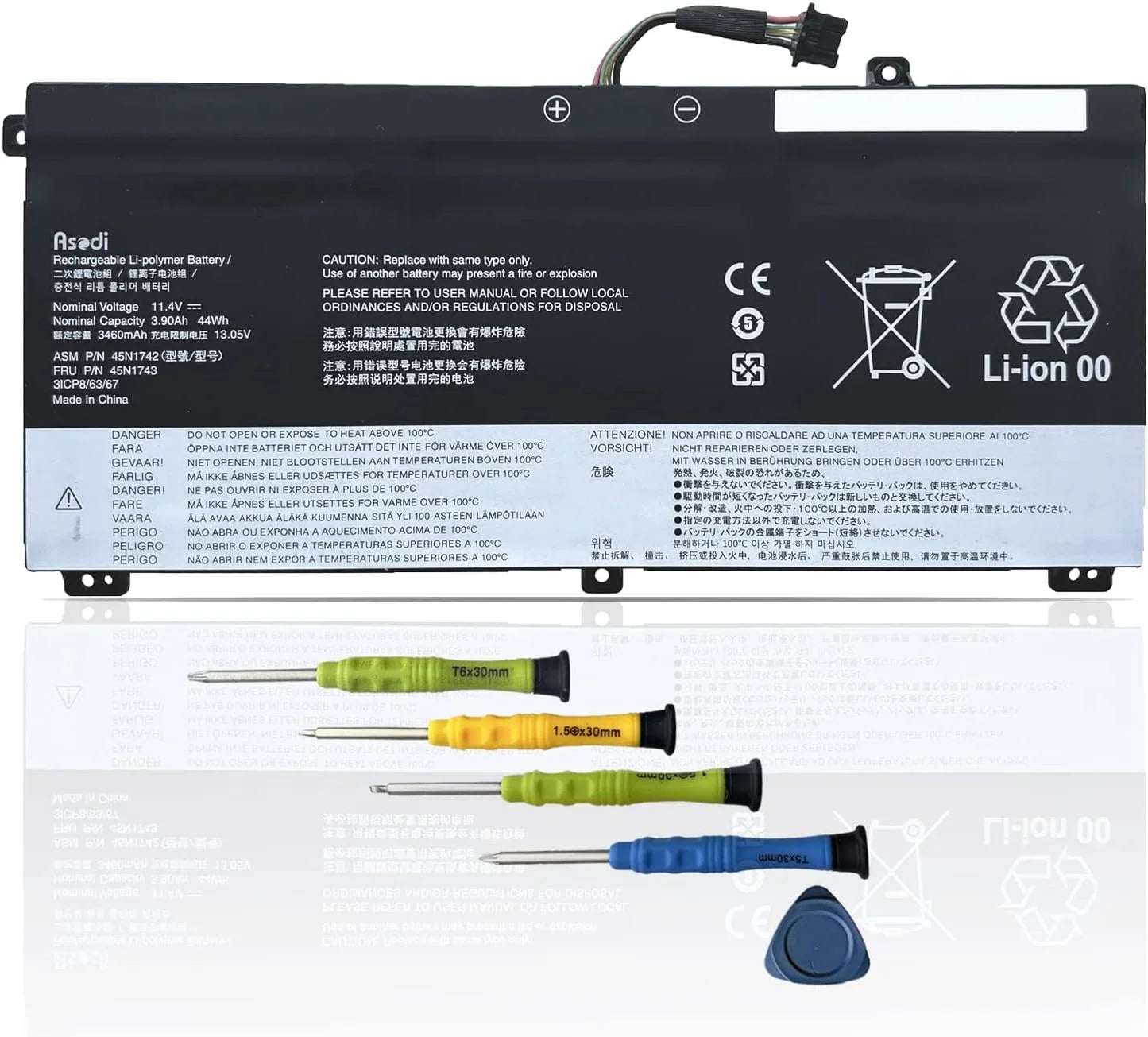 45N1742 Laptop y Compatible with  ThinkPad T550 T550s T560 W550 W550s P50S Series Notebook 45N1740
