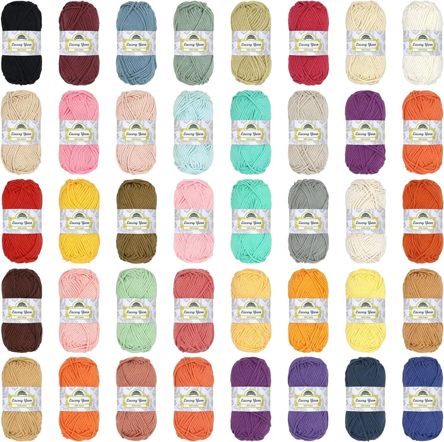 Jubileeyar Lacery Yar - Chuky Cotto - 100G/Skei - Variety Pack - 8 Skeis