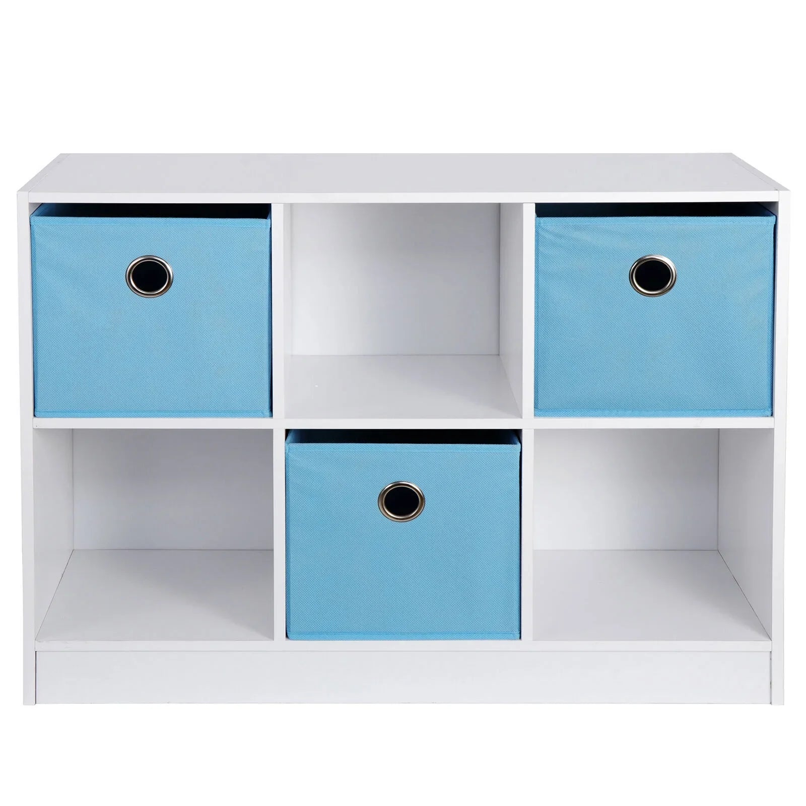 Cubby Storage Shelf Organizer Counter Cabinet Top Bookcase Stackable 6 Cube
