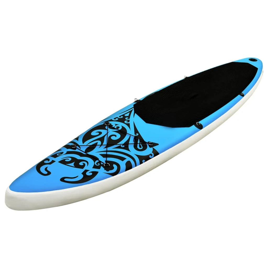 InfLatitudeable Paddleboard Set 120.1"x29.9"x5.9" Blue