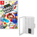 Hard Shell 12 Game Caddy, Super Mario party Game for Nintendo Switch