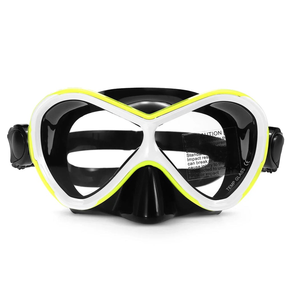ammoon Snorkel Tube for Kids Professional Swimming Goggles with  Snorkel Set for Clear Underwater Vision