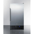 18 in. Freestanding Counter Depth Compact Refrigerator, Black