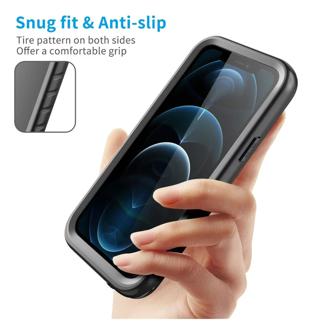 SPORTLINK Waterproof Case for iPhone 12, 12 Pro with MagSafe Support Underwater Diving Swimming