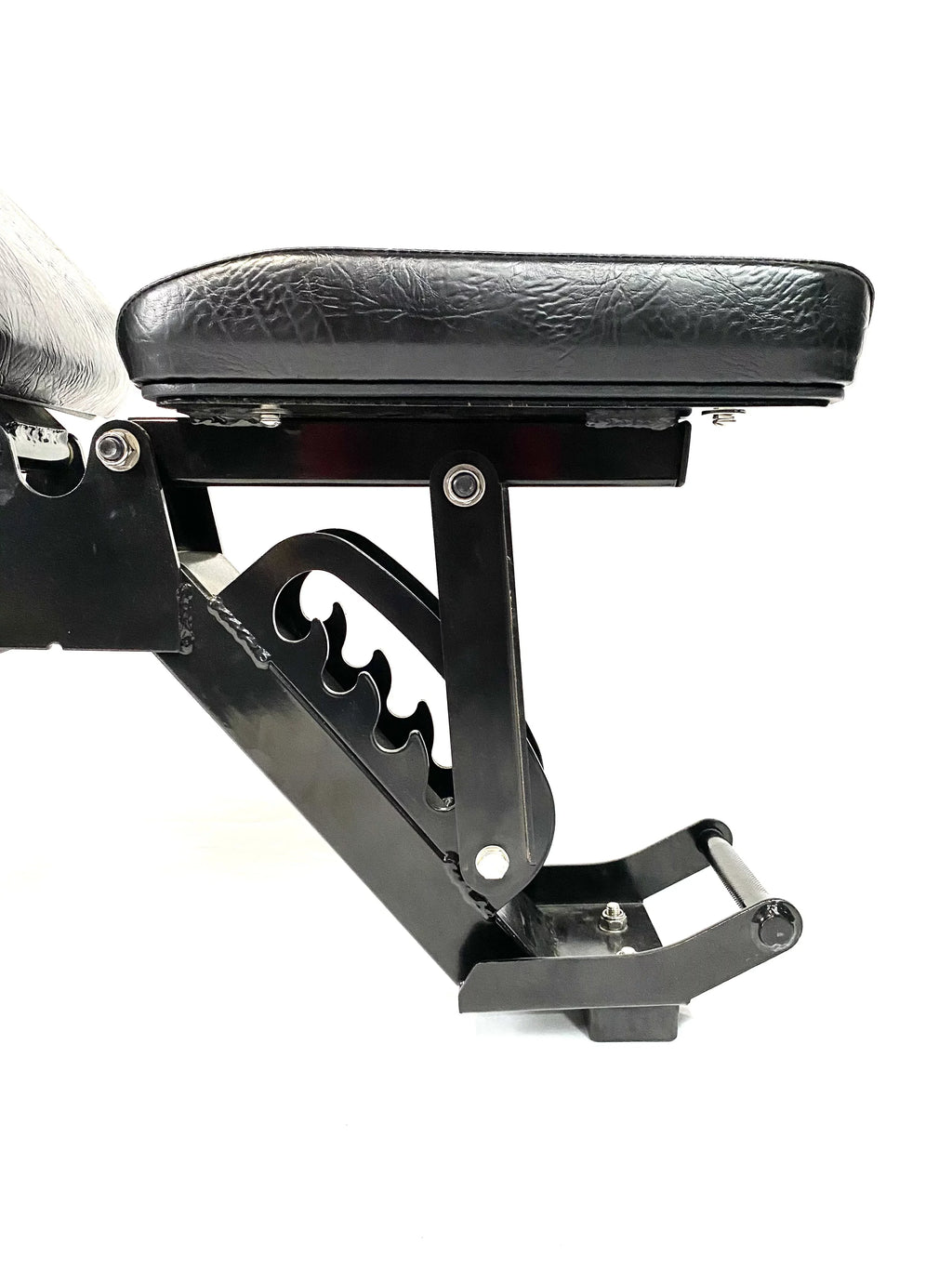 Adjustable Ranger Weight Bench has 5 Incline and 1 decline positions. Made with Heavy Duty 11 Gauge Steel. 1000+ Weight Capacity. Bolt Fitness Supply.