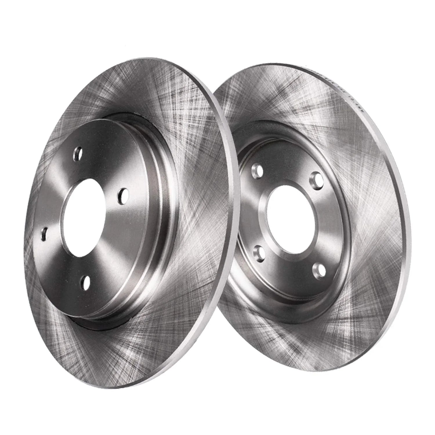 Detroit Axle - Rear Brake Kit for 4-Wheel Disc 2004-2009 Kia Spectra, 2005-2009 Kia Spectra5 Disc Brakes Rotors and Ceramic Brake Pads 2006 2007 2008 Replacement