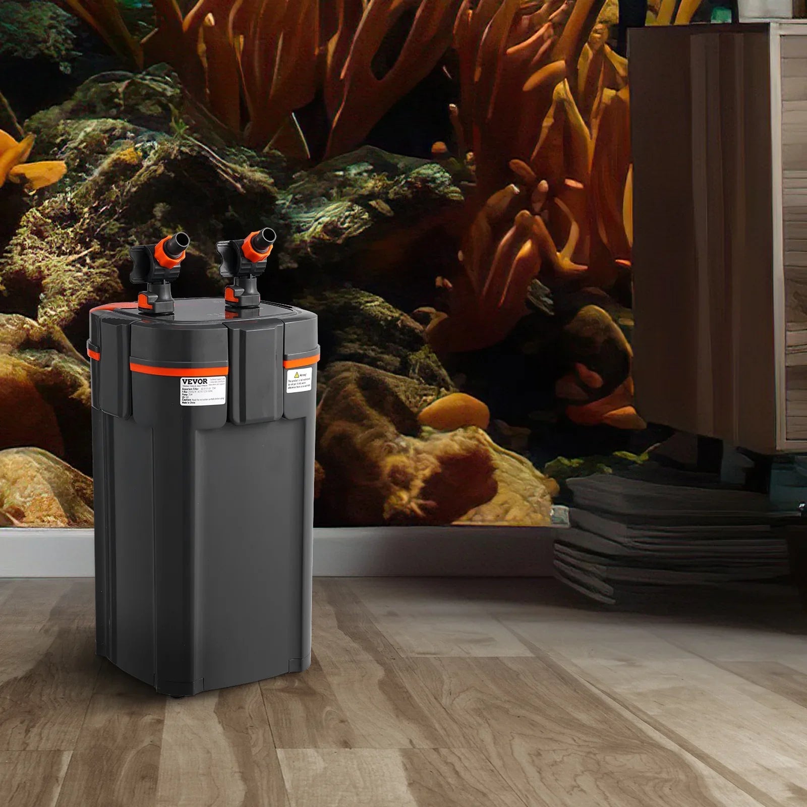 SKYSHALO 200 Gallon Aquarium Canister Filter Fish Tank Quiet 20w UV Lamp
