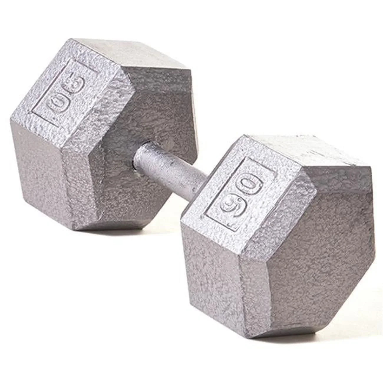 Hex Dumbbell with Straight Handle - 90 lbs