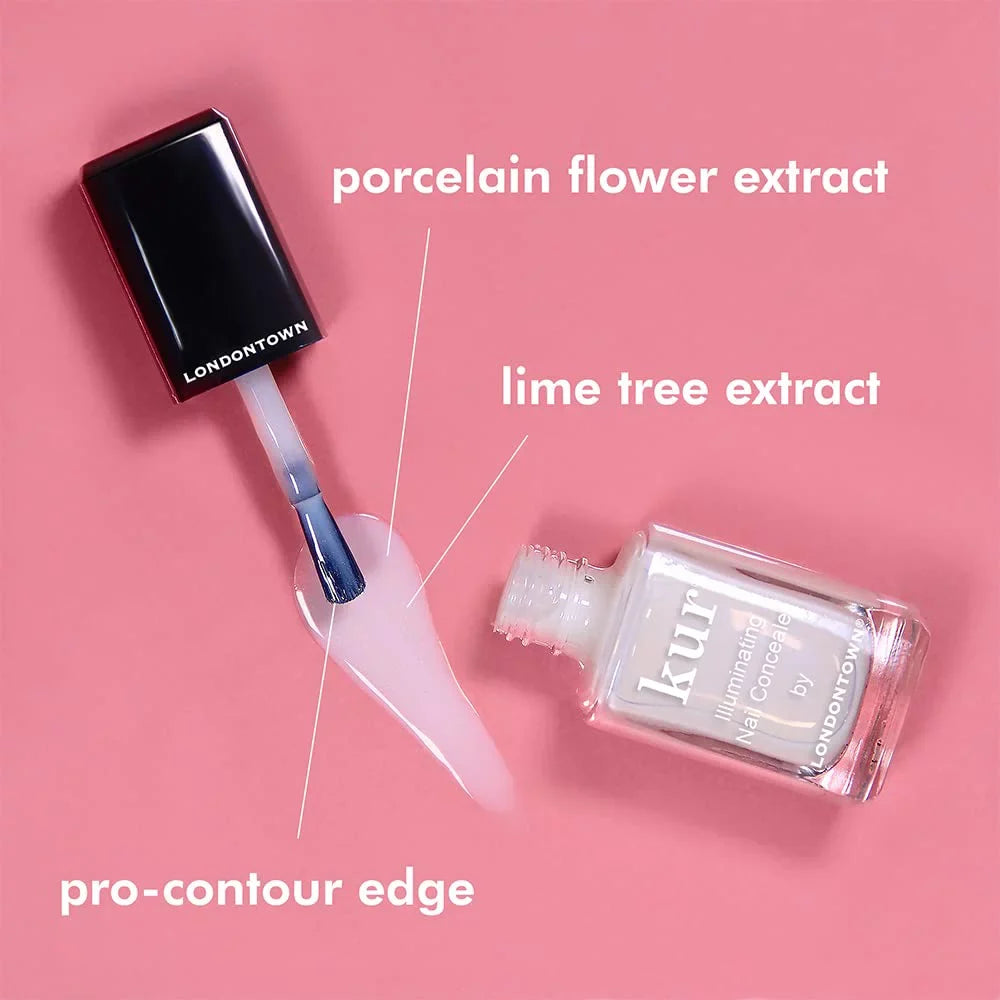 LONDONTOWN Illuminating Nail Concealer, Pink, 0.4 fl oz/12 ml