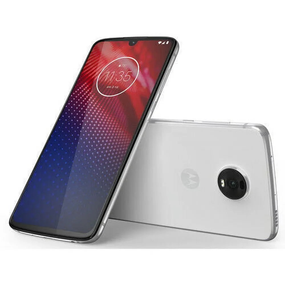 Pre-Owned Motorola Z4 XT1980 XT1980-4 White (Verizon) 128GB GSM Unlocked T-Mobile (Good)