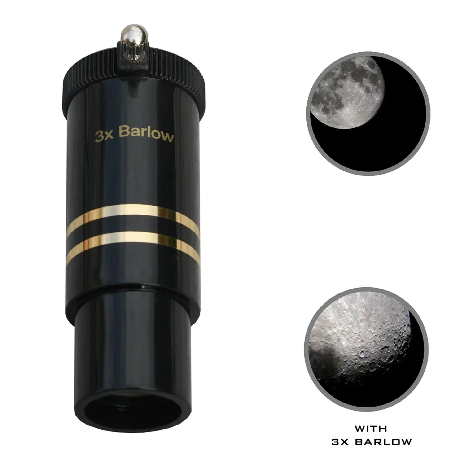 Galileo 800mm x 80mm Reflector Telescope w/ Solar Filter, White,