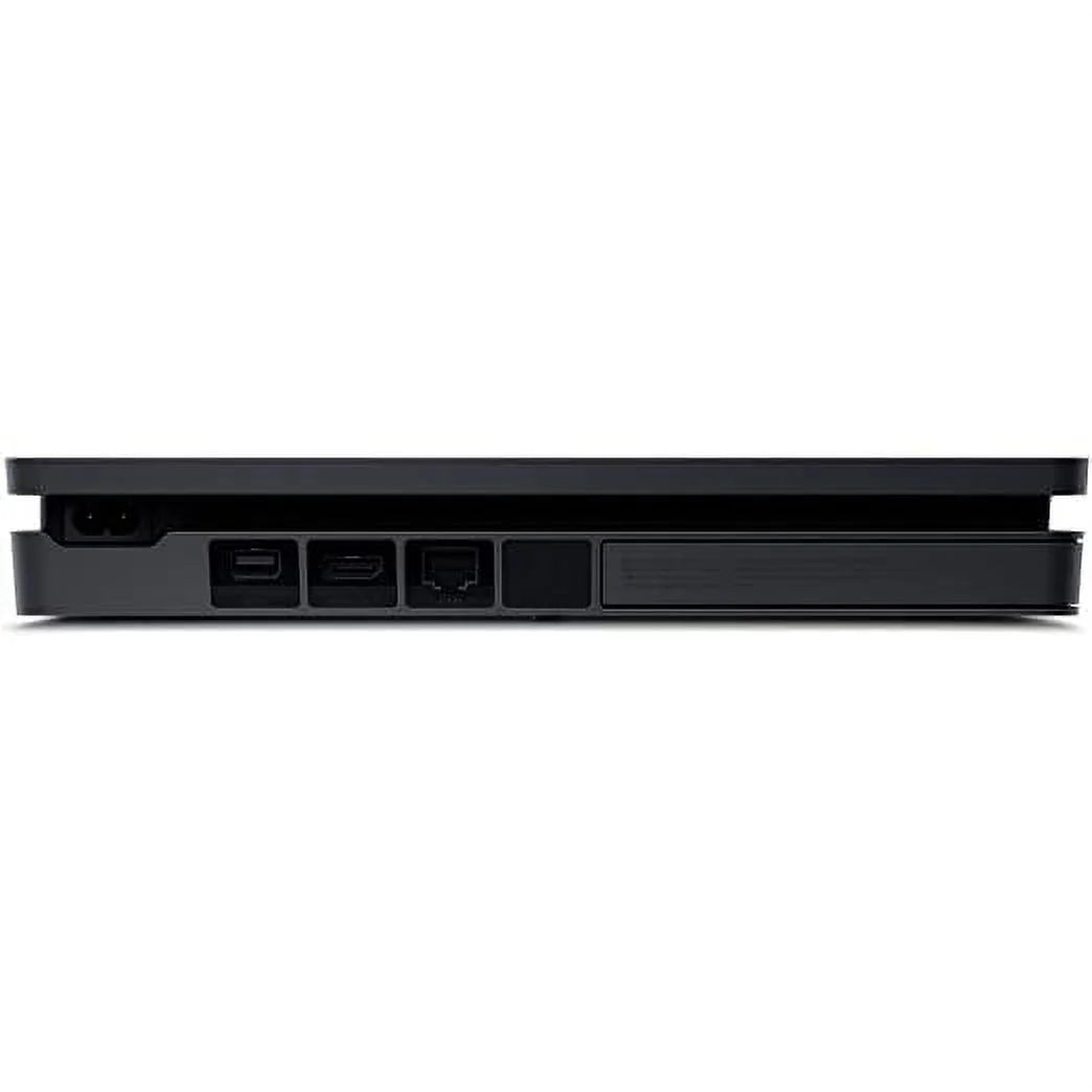 2215B PlayStation 4 Slim 500GB Gaming Console Black, HDMI Cable 2 Controller With BOLT AXTION Cleaning Kit Bundle Like New