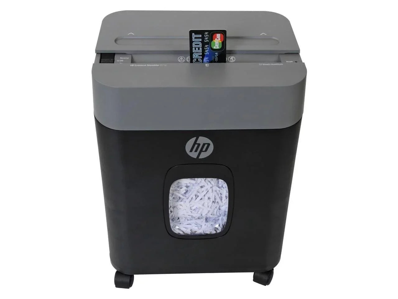 Royal CC12 Paper Shredder - Cross Cut - 12 Per Pass - for shredding Paper, Staples, Credit Card, Envelope - 8.75" Throat - 2 Minute Run Time - 30 Minute Cool Down Time - 3.40 gal Wastebin Capacit