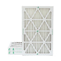 3 Pack of 16x24x2 MERV 13 Pleated 2" Inch Air Filters by Glasfloss. Actual Size: 15-1/2 x 23-1/2 x 1-3/4