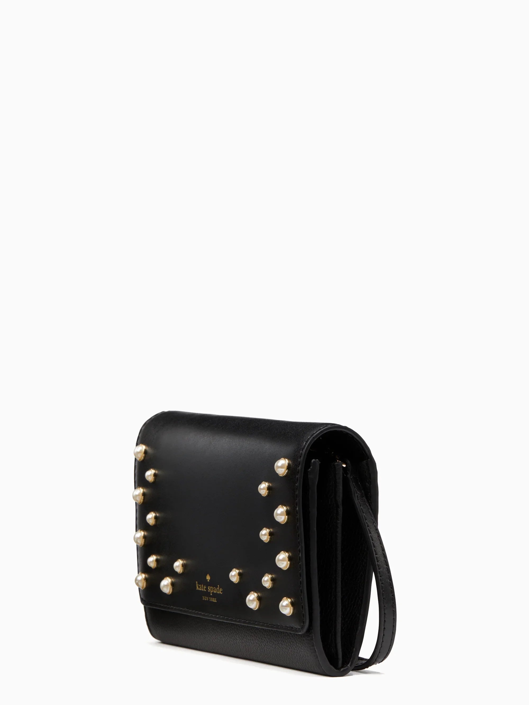 Kate Spade New York Women's Summer Serrano Place Pearl Crossbody Bag No Size (Black)