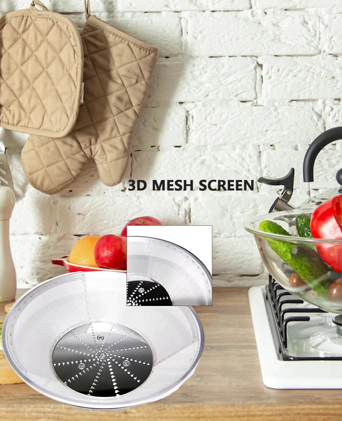 Centrifugal Juicer for Fruits & Vegetables - Hand Press Juicer with Safety Latch (Black)