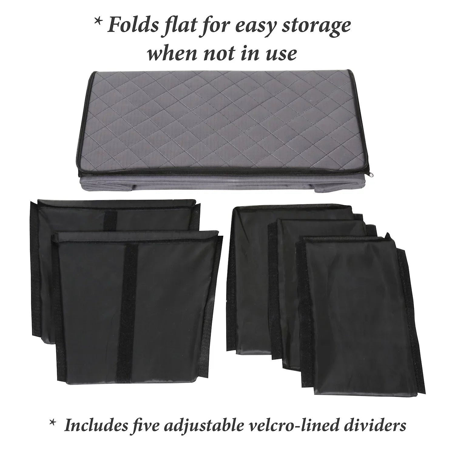 MSR IMPORTS Back Seat Extender for Dogs with Storage Dog Bridge - Gray