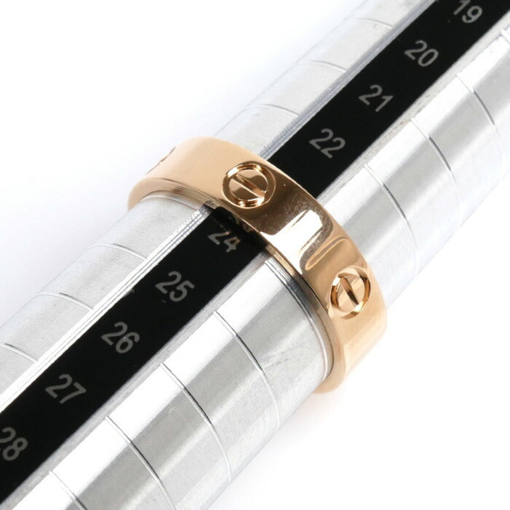 Pre-Owned CARTIER K18PG Pink Gold Love Ring B4084864 Size 23.5 64 7.0g Men's (Good)