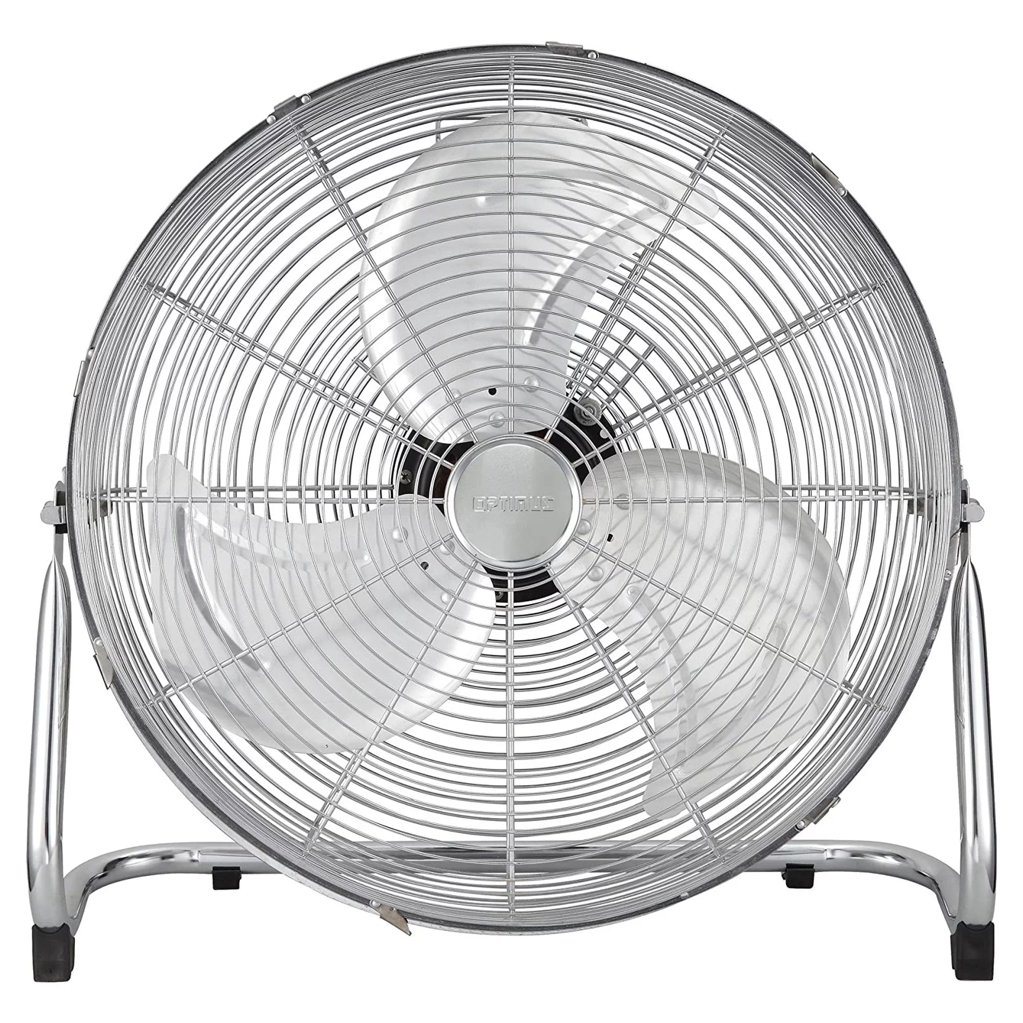 Optimus F-4122 Heavy Duty Aluminum 12 Inch 3 Speed Industrial Fan, Chrome