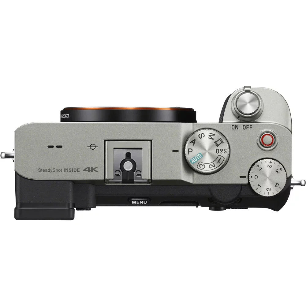 a7C Camera (Silver)  +28-70mm f/3.5-5.6 OSS Lens +3 PC Filter +64GB