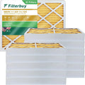 Filterbuy 16x20x4 MERV 11 Pleated HVAC AC Furnace Air Filters (12-Pack)